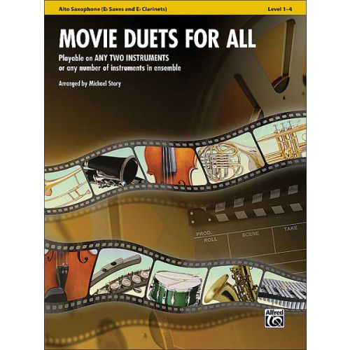 STORY MICHAEL - MOVIE DUETS FOR ALL - ALTO SAXOPHONE