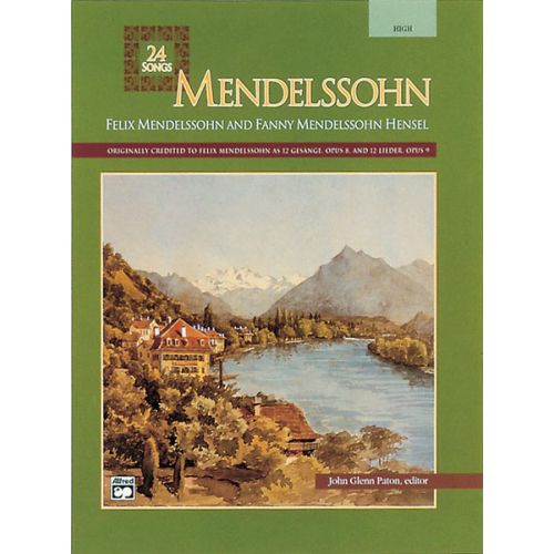  Paton John Glenn - Mendelssohn 24 Songs Med ,high - Solo Voice (par 10 Minimum)