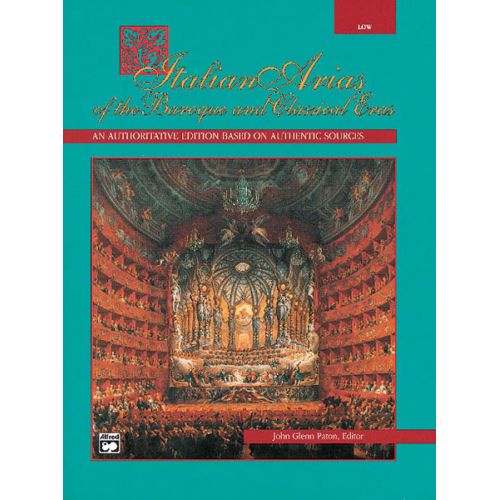 Paton John Glenn - Italian Arias Of The Baroque - Voice And Piano (par 10 Minimum)