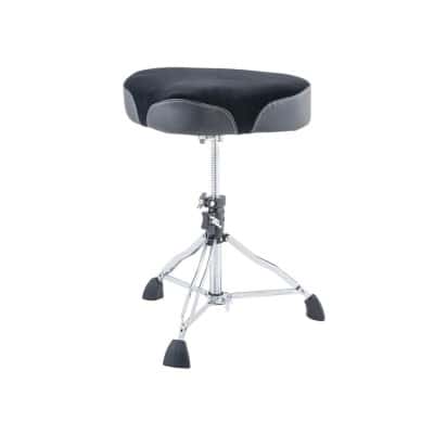 PSN-14 - BLACK/GREY FABRIC SEAT - DOUBLE BASE