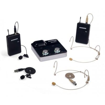 SAMSON XPD2M - 2X WIRELESS HEADSET MICROPHONE SYSTEM