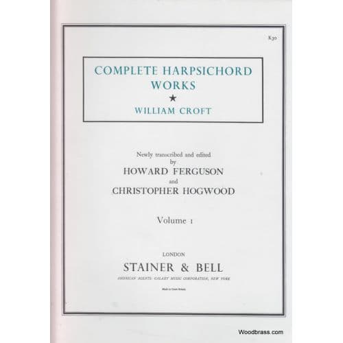  Croft W. - Complete Harpsichord Works Vol. I