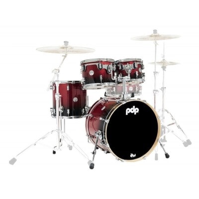 PDP BY DW FUSION 20 CONCEPT MAPLE RED TO BLACK FADE