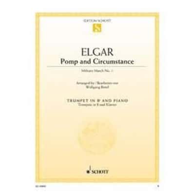 ELGAR EDWARD - POMP and CIRCUMSTANCE - TROMPETTE and PIANO