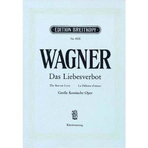  Wagner Richard - Das Liebesverbot - Piano