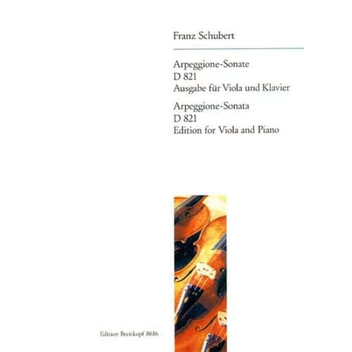  Schubert F. - Sonate Arpeggione En La Mineur D 821 - Alto, Piano