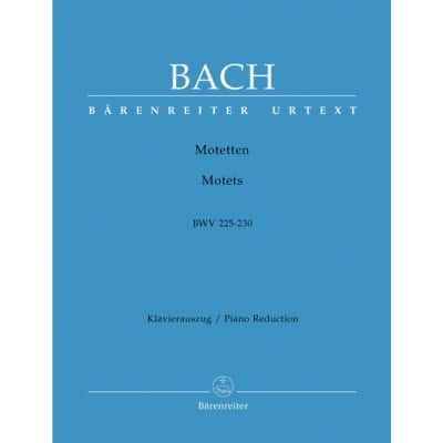  Bach J.s. - Motetten Bwv 225-230 - Choeur Et Piano
