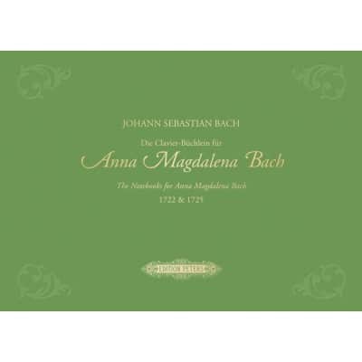 BACH J.S. - DIE CLAVIER-BUCHLEIN FUR ANNA MAGDALENA BACH 1722 and 1725 EDITION PREMIUM