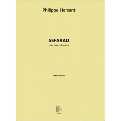 HERSANT PHILIPPE - SEFARAD POUR 4 BASSONS - PARTIES SEPAREES