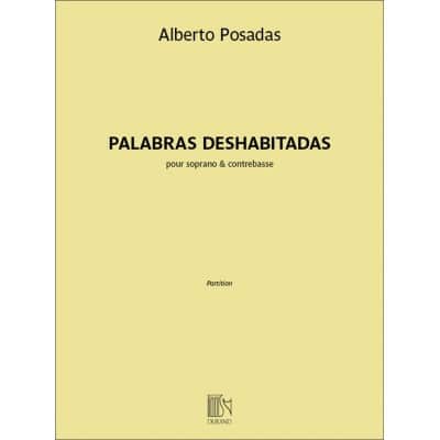 POSADAS ALBERTO - PALABRAS DESHABITADAS - CONDUCTEUR