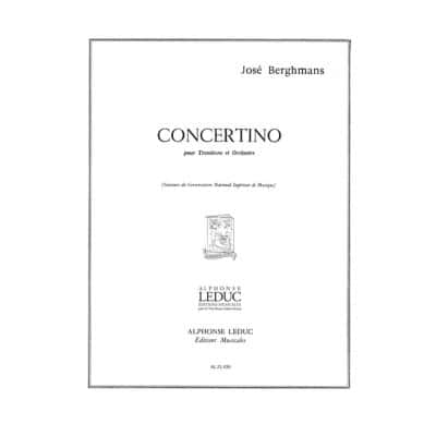 BERGHMANS JOSE - CONCERTINO - TROMBONE & PIANO