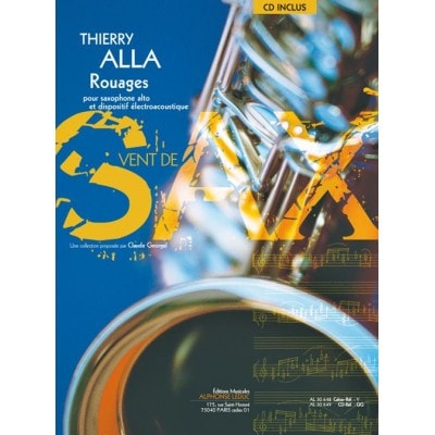 ALLA THIERRY - ROUAGES - SAXOPHONE ALTO