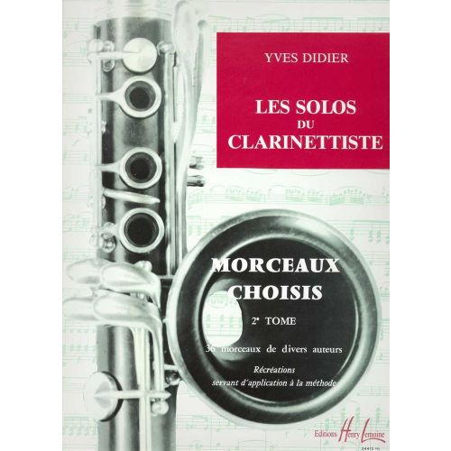  Didier Yves - Les Solos Du Clarinettiste Vol.2 - Clarinette