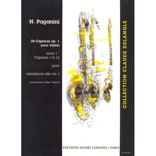  Paganini N. - Caprices (24) Vol.1 - Saxophone Solo