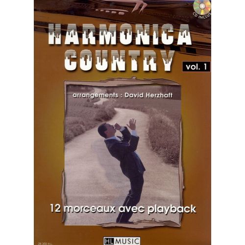 HERZHAFT DAVID - HARMONICA COUNTRY VOL.1 + CD