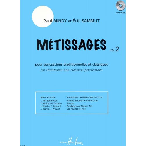  Mindy P./ Sammut E. - Metissages Vol.2 + Cd - Percussion