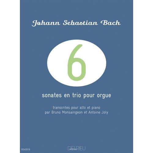  Bach J.s. - Sonates En Trio Pour Orgue (6) - Alto, Piano