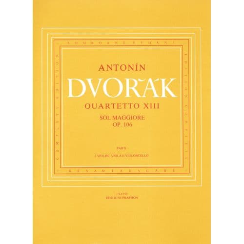  Dvorak A. - String Quartet N°13 Op.106 - Set Of Parts