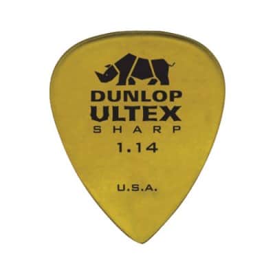 JIM DUNLOP 433P114 SHARP ULTEX PLAYERS PACK 1,14 MM 6 PACK