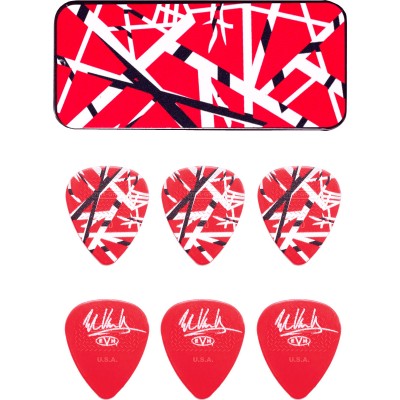 JIM DUNLOP EVHPT02 COLLECTOR EVH FRANKENSTEIN 0,60 MM 6 PACK