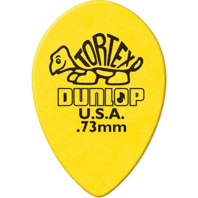 JIM DUNLOP MDIATOR TORTEX SMALL TEAR DROP 0,73MM SACHET DE 36