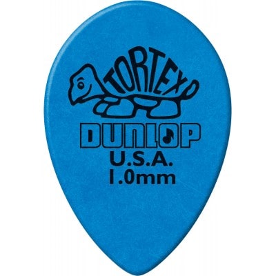 JIM DUNLOP TORTEX SMALL TEARDROP, SACHET DE 36, BLUE, 1.00 MM