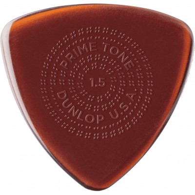 JIM DUNLOP PRIMETONE TRIANGLE GRIP SACHET DE 12 BROWN 1.50 MM