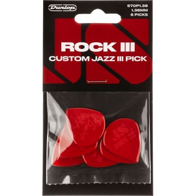 JIM DUNLOP MEDIATOR ROCK III CUSTOM JAZZ III SACHET DE 6