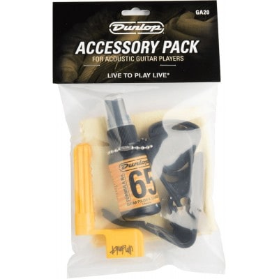 JIM DUNLOP ACCESSORY PACK FOR ACOUSTIC GUITAR