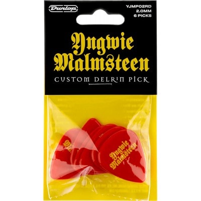 MEDIATOR SIGNATURE YNGWIE MALMSTEEN DELRIN 2MM SACHET DE 6