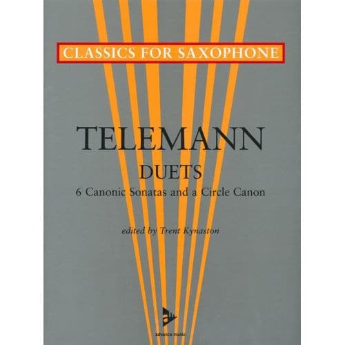 TELEMANN G. PH./KYNASTON T. - SIX SONATAS AND A CIRCLE CANON - SAXOPHONES