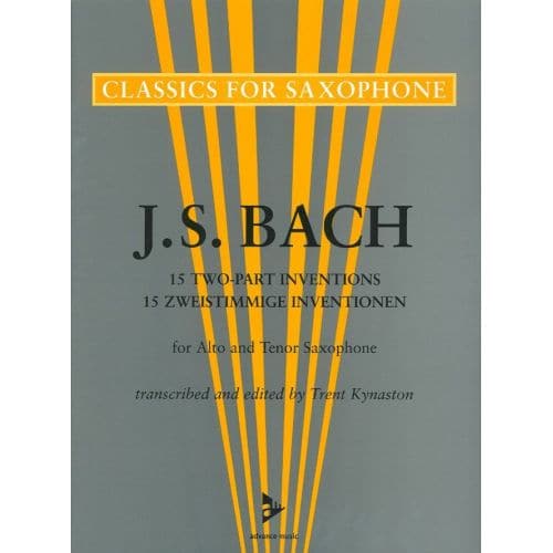  Bach J.s - 15 Zweistimmige Inventionen For Alto And Tenor Saxophone