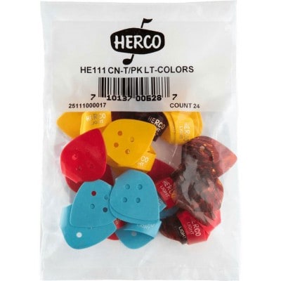 HERCO SACHET DE 24 MEDIATORS POUCE LIGHT