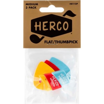 HERCO SACHET DE 3 MEDIATORS POUCE MEDIUM