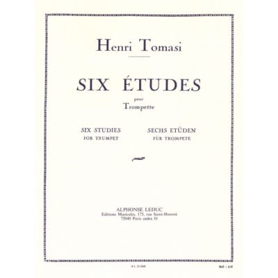 TOMASI HENRI - SIX ETUDES POUR TROMPETTE