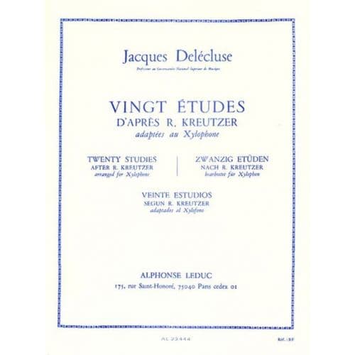 LEDUC DELECLUSE JACQUES - 20 ETUDES D