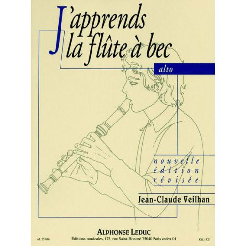 VEILHAN JEAN-CLAUDE - J'APPRENDS LA FLUTE A BEC ALTO