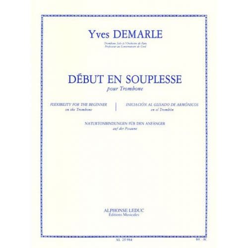 DEMARLE - DEBUT EN SOUPLESSE - TROMBONE