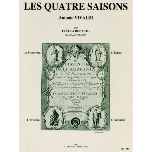 LEDUC VIVALDI A. / VEILHAN J.C. - LES 4 SAISONS - FLB ALTO 