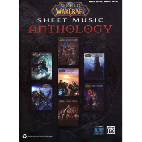  World Of Warcraft - Sheet Music Anthology - Piano Solos And Vocal 