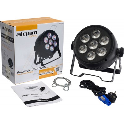 ALGAM LIGHTING PAR WASH 7X30W RGBWW 4-EN-1, OPTIQUE 15°