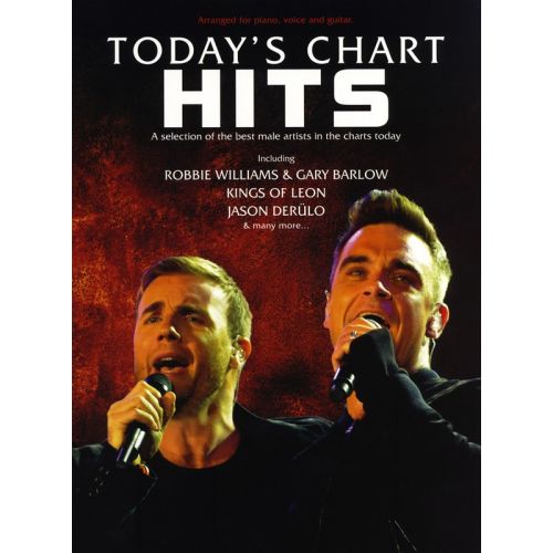 WISE PUBLICATIONS TODAYS CHART HITS A SELECTION OF THE BEST MALE ARTISTS - PVG