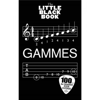 DICTIONNAIRE GAMMES GUITARE - LITTLE BLACK SONGBOOK - EDITION FRANCAISE 
