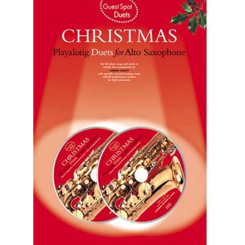 MUSIC SALES GUEST SPOT - DUETS CHRISTMAS - SAXOPHONE ALTO + 2 CD