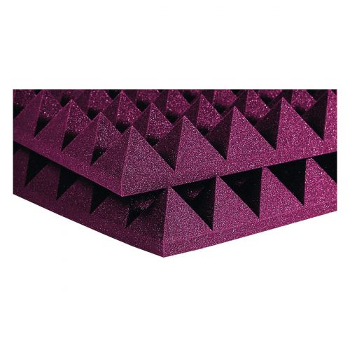 AURALEX STUDIOFOAM PYRAMID BURGUNDY (SET DE 6)