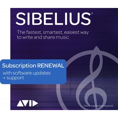 AVID SIBELIUS 1-YEAR SUBSCRIPTION RENEWAL