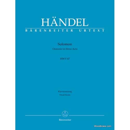  Handel - Solomon Hwv 67 - Vocal Score 