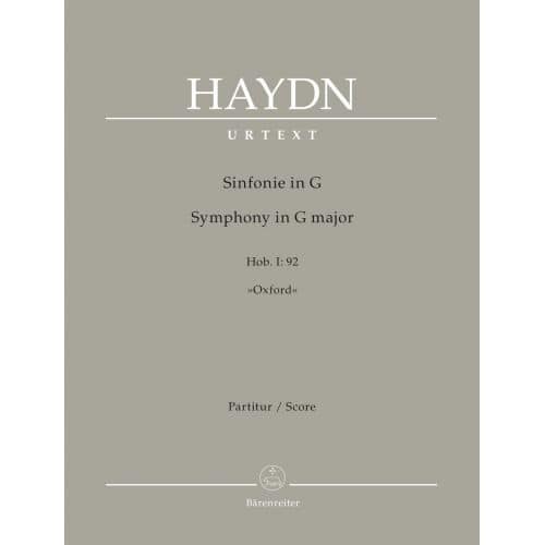 HAYDN JOSEPH - SYMPHONY IN G MAJOR Hob. I:92 