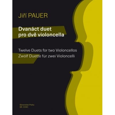 PAUER JIRI - 12 DUOS POUR 2 VIOLONCELLES