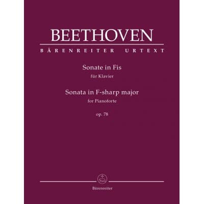 BEETHOVEN - SONATE OP.78 - PIANO